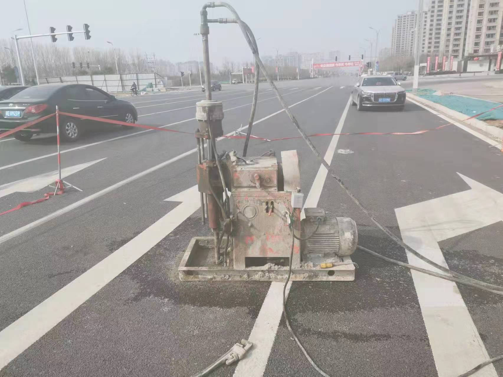 干河街道路基沉降注浆灌浆